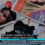 Valiente protesta en Irán contra la Policía de la moral y la muerte de la joven Mahsa Amini