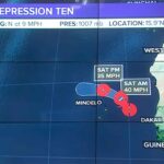 Alerta máxima en Canarias con el ciclón Ten y 100 litros por metro cuadrado