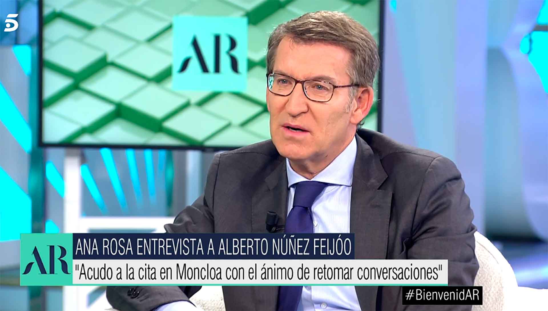 Feijóo aseguró a Ana Rosa que Vox no le quita el sueño y confía en gobernar en solitario