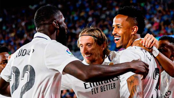 El Real Madrid ganó por un centro perfecto de Modric que remató Militao