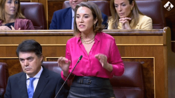 Concentración urgente del Partido Popular ante el Congreso para exigir cese de Irene Montero