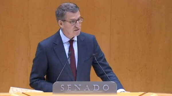 Feijóo urge en el Senado consultar a los españoles sobre la quiebra constitucional de Sánchez