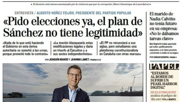Feijóo pide elecciones y denuncia que el plan de Sánchez no tiene legitimidad