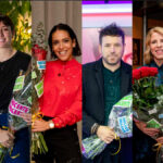 Anne Igartiburu e Iturriaga con Jacob Petrus y Carolina Casado, en Inocente, Inocente