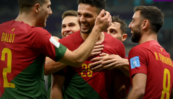 Goles de Gonçalo Ramos con un hat-trick, Pepe, Guerreiro y Leao aplastan a Suiza Goles de Gonçalo Ramos con un hat-trick, Pepe, Guerreiro y Leao aplastan a Suiza