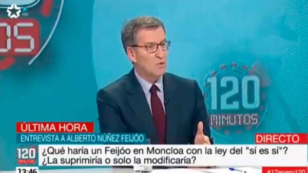La ley del sí es sí es el mayor acto de desprotección hacia la mujer, denuncia Feijóo