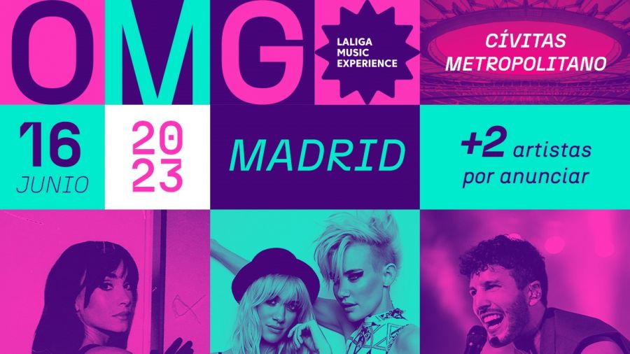 Aitana, Sebastián Yatra y Nervo, confirmados del “OMG! LaLiga Music Experience”