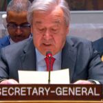 António Guterres se enfrenta a Serguéi Lavrov en el Consejo de Seguridad