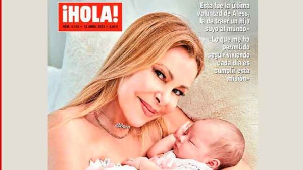 Ana Obregón cumple con la última voluntad de Aless y presenta a su nieta Ana Sandra