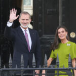 Los Reyes de España en la recepción de Carlos III en el palacio de Buckingham Los Reyes de España en la recepción de Carlos III en el palacio de Buckingham