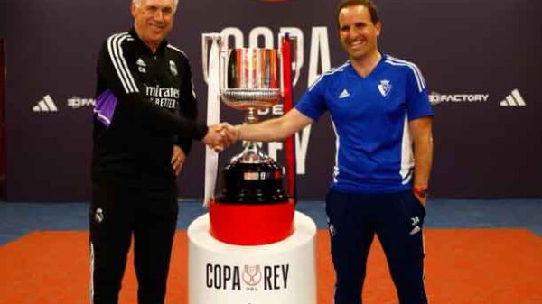 Jagoba Arrasate y Carlo Ancelotti, duelo decisivo en la Copa del Rey Jagoba Arrasate y Carlo Ancelotti, duelo decisivo en la Copa del Rey