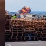 Un F-18 del Ejército del Aire se estrella en una exhibición en Zaragoza y el piloto salva la vida Un F-18 del Ejército del Aire se estrella en una exhibición en Zaragoza y el piloto salva la vida