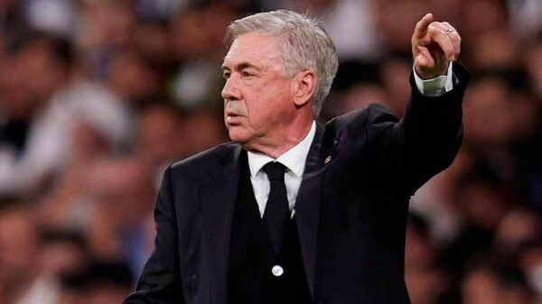 Ancelotti está seguro que en el inicio de la jugada del gol de Bruyne el balón había salido fuera Ancelotti está seguro que en el inicio de la jugada del gol de Bruyne el balón había salido fuera