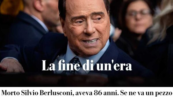 Gran conmoción en Italia en la muerte de Silvio Berlusconi a los 86 años