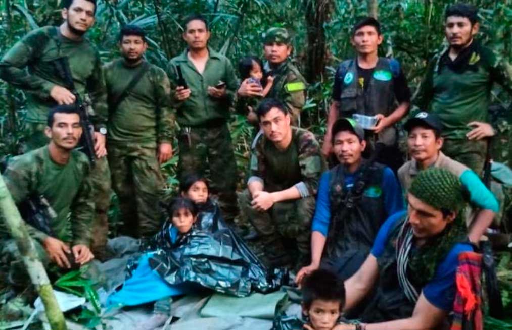 El perro de rescate Wilson en el milagro en Colombia en la selva del Guaviare El perro de rescate Wilson en el milagro en Colombia en la selva del Guaviare