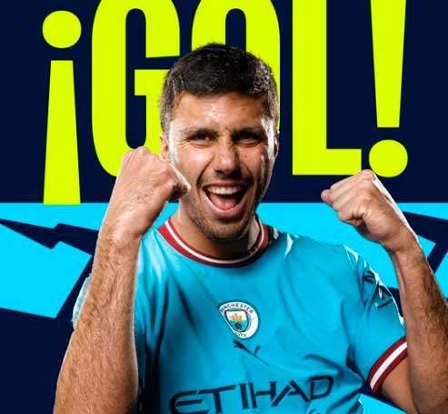 Rodri consigue la Champions para el Manchester City de Pep Guardiola