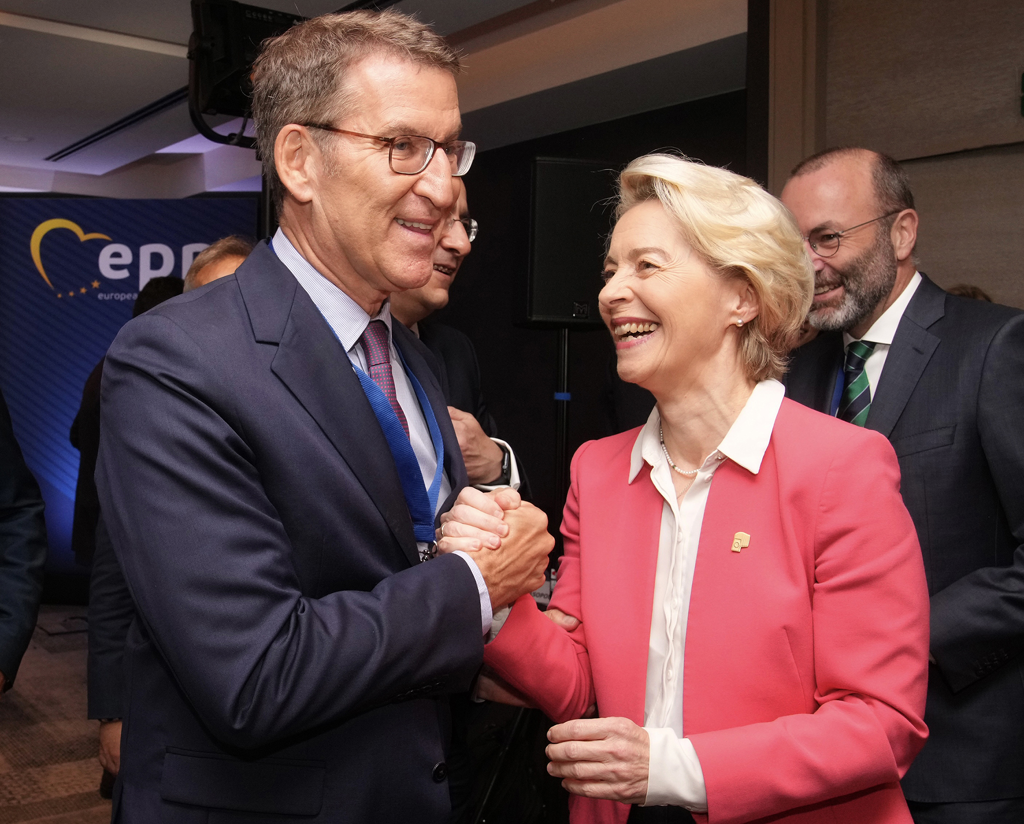 Feijóo con Von der Leyen, Weber y Tajani, y asistencia en la cumbre del PPE Feijóo con Von der Leyen, Weber y Tajani, y asistencia en la cumbre del PPE