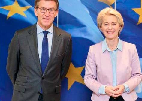 Von der Leyen atenta a que Feijóo sea el encargado de presidir la Unión Von der Leyen atenta a que Feijóo sea el encargado de presidir la Unión