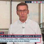 Feijóo insiste en que no quiere gobernar con Vox ni quiere una coalición con Vox