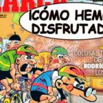 El homenaje a la remontada de película de Carlos Rodríguez y los lápices de Francisco Ibáñez