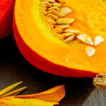 Endibias y rúcula con trozos de calabaza, al horno y con un rico aliño Endibias y rúcula con trozos de calabaza, al horno y con un rico aliño