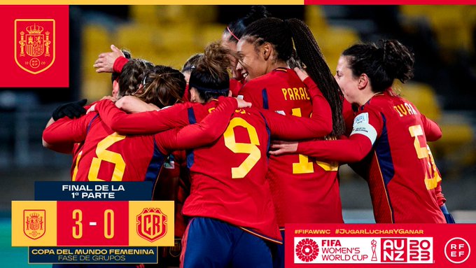 La España de Aitana Bonmatí y Esther González goleó y brilló ante Costa Rica