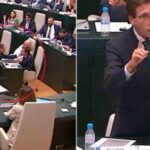 Almeida, todavía con incredulidad por las cachetadas del socialista Viondi