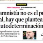 Junqueras exige al PSOE amnistía y autodeterminación por los siete votos de ERC