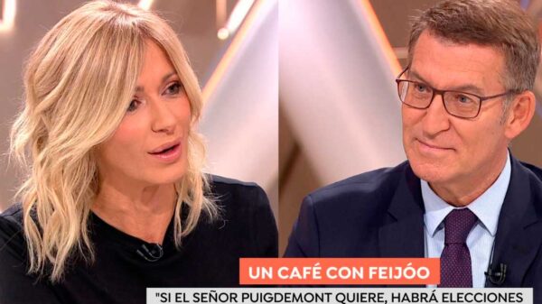 Feijóo recordó a Susanna Griso que Sánchez no tenía en su programa la amnistía para Puigdemont