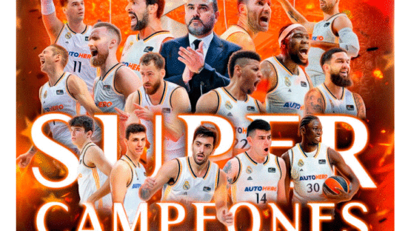 El Real Madrid gana su sexta Supercopa consecutiva a Unicaja en Murcia