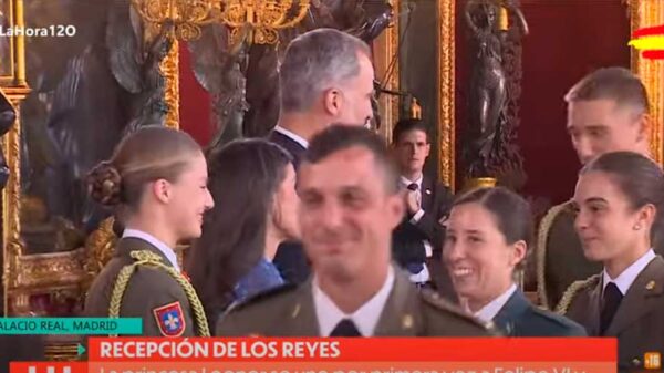 Leonor se convierte en la gran protagonista de la  recepción del 12 de octubre