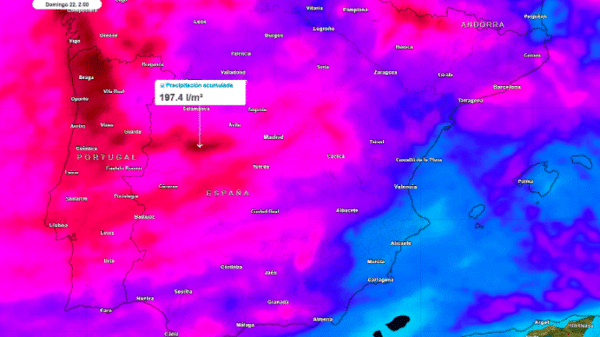 Lluvias torrenciales y vendavales de alto impacto esta semana en España