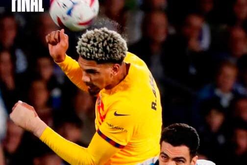 Un gol de Araujo de cabeza en el último suspiro para el FC Barcelona