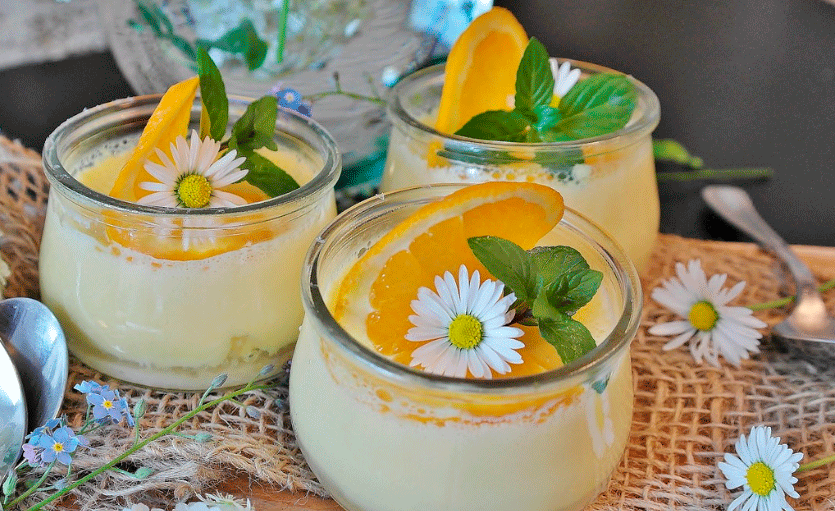 Crema de mandarina, un postre económico pensando en las fiestas