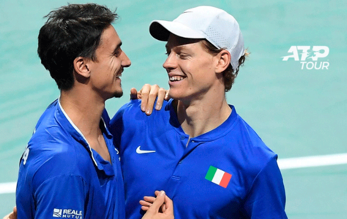 Sinner derrota a Djokovic e Italia se juega la final de la Copa Davis con Australia