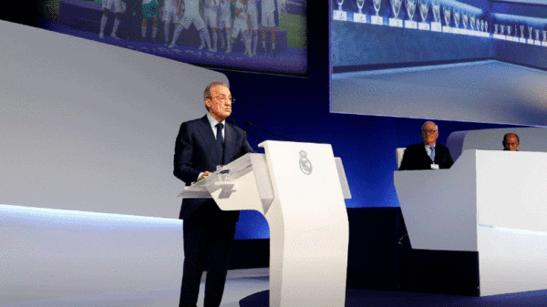 Florentino Pérez contesta a Joan Laporta sobre el caso Negreira y el madridismo sociológico universal Florentino Pérez contesta a Joan Laporta sobre el caso Negreira y el madridismo sociológico universal