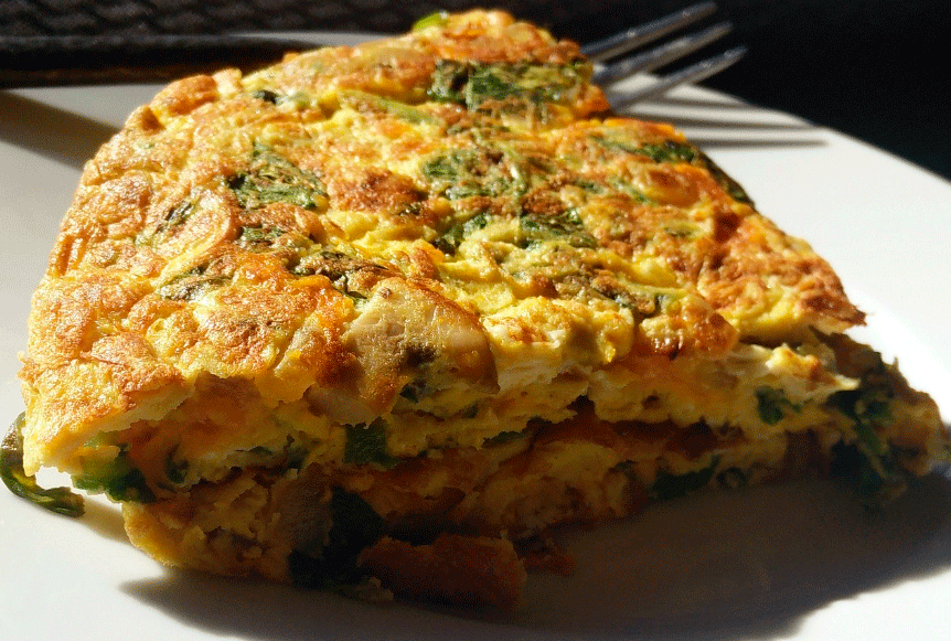 Una variante de la típica tortilla de patata más allá del con o sin cebolla