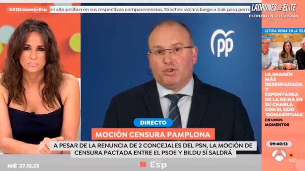 Una persona débil y un fraude electoral, Tellado sobre Sánchez y la traición en Pamplona con Bildu