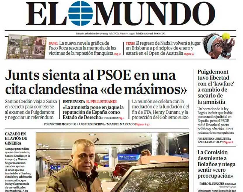 Feijóo estalla y denuncia a Sánchez por llevar a España al abismo de una negociación tenebrosa Feijóo estalla y denuncia a Sánchez por llevar a España al abismo de una negociación tenebrosa