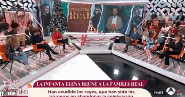 Los Reyes Felipe VI y Letizia en la reunión familiar del 60 cumpleaños de la Infanta Elena Los Reyes Felipe VI y Letizia en la reunión familiar del 60 cumpleaños de la Infanta Elena