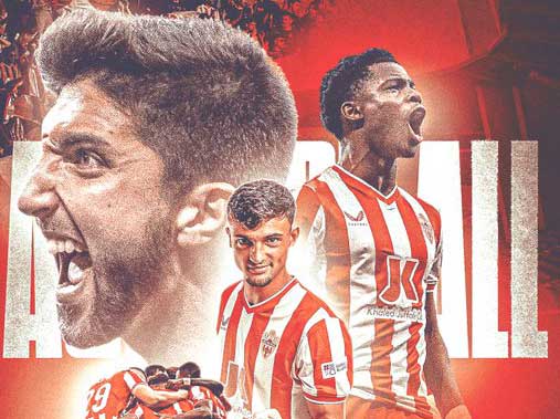 Almería ante la necesidad de superar a Granada, Cádiz y Sevilla para salir de zona roja