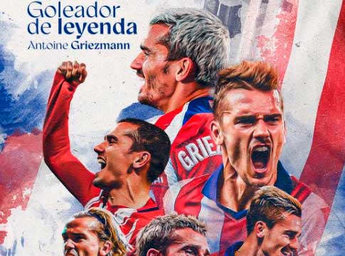 El Principito, Griezmann, máximo goleador de la historia del Atlético de Madrid