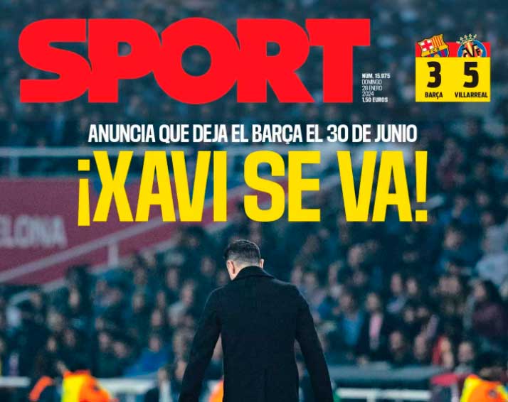 Xavi cesado aunque continuará al frente del FC Barcelona hasta el 30 de junio