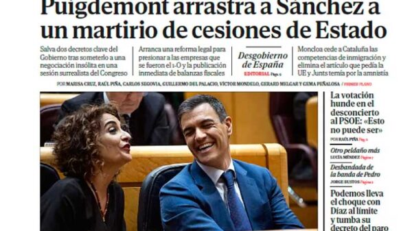 Las carcajadas de un presidente extorsionado y con un Gobierno secuestrado por Junts