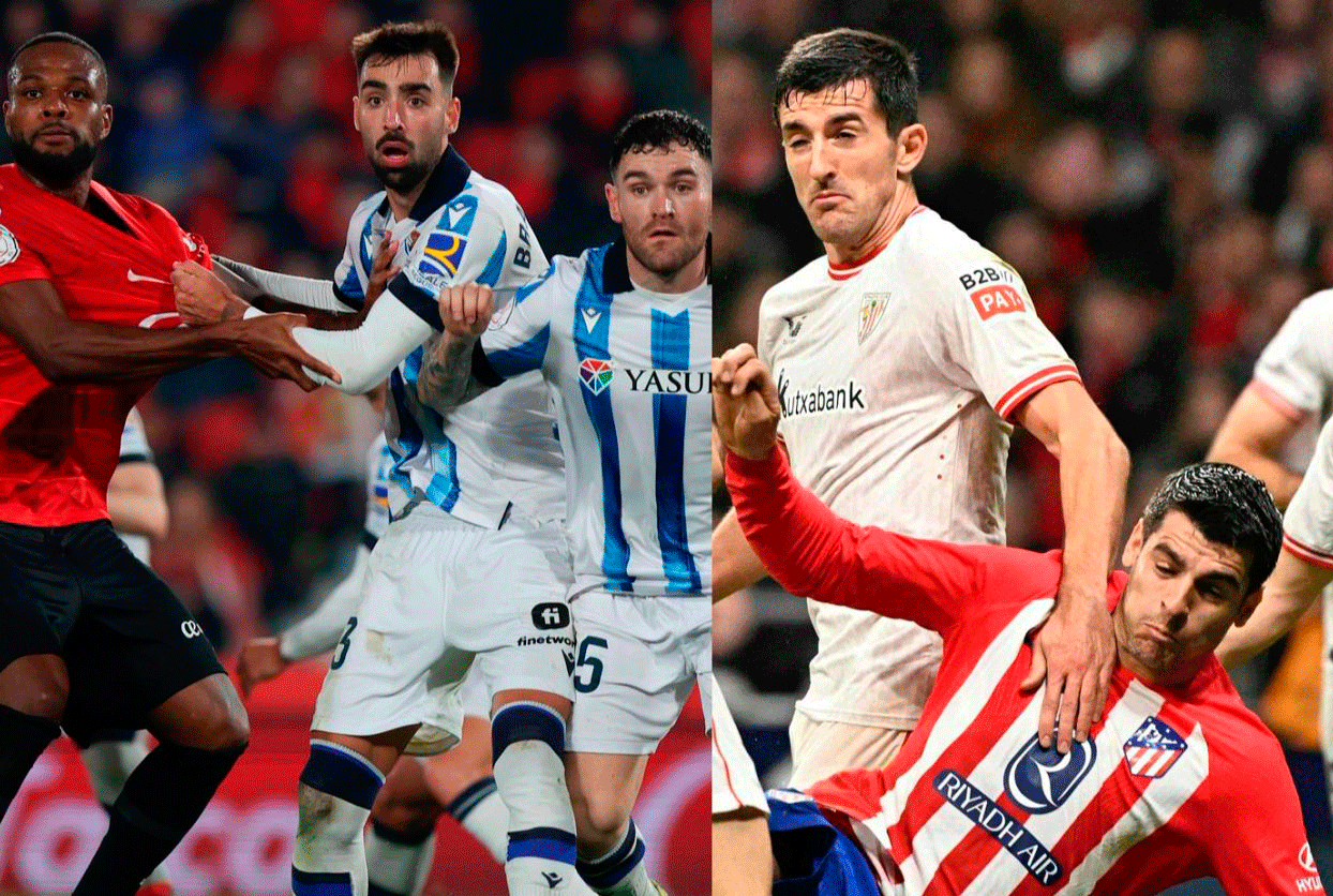 Real Mallorca, Real Sociedad, Atlético de Madrid y Athletic, en busca de la gran final