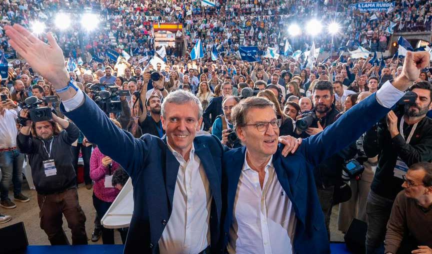 El Gobierno de España es un bochorno en Europa, Galicia es un ejemplo para España