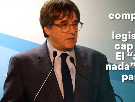Puigdemont se siente en peligro, utilizado por Sánchez y arrepentido