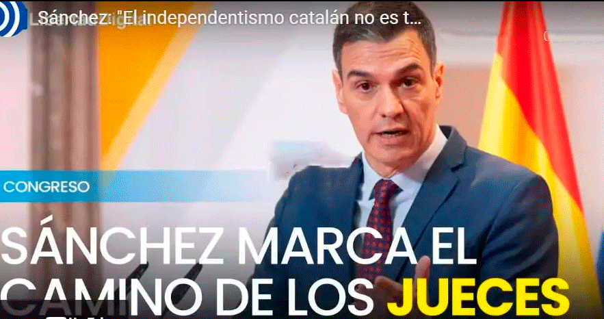 Sánchez se anticipa a la decisión  de los jueces y niega que exista terrorismo en Tsunami y CDR