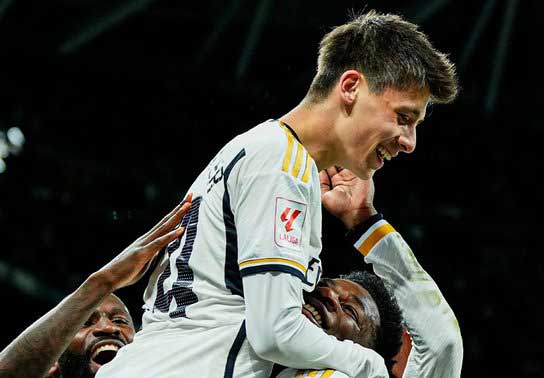 Lucas Vázquez en lugar de Carvajal,  Rüdiger clave en el juego aéreo, y goles de Vinicius y Arda Güler