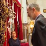 Una gran emoción al asistir el Rey a besar los pies de Jesús de Medinaceli
